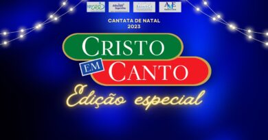 Logo do Cristo em Canto, com destaque para a edição especial desta cantata de natal
